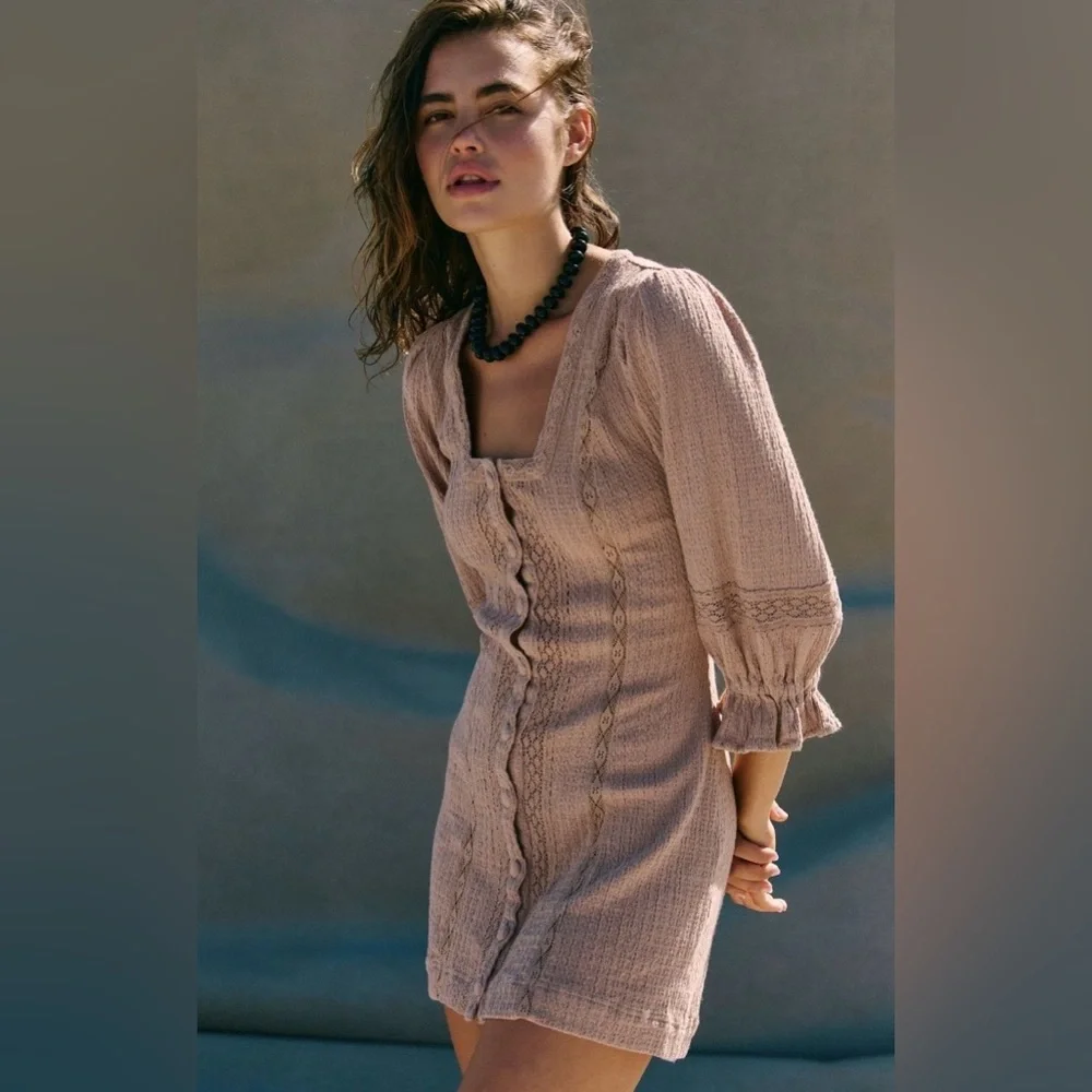 Free People Jules Mini Dress EUC - Picture 2 of 8